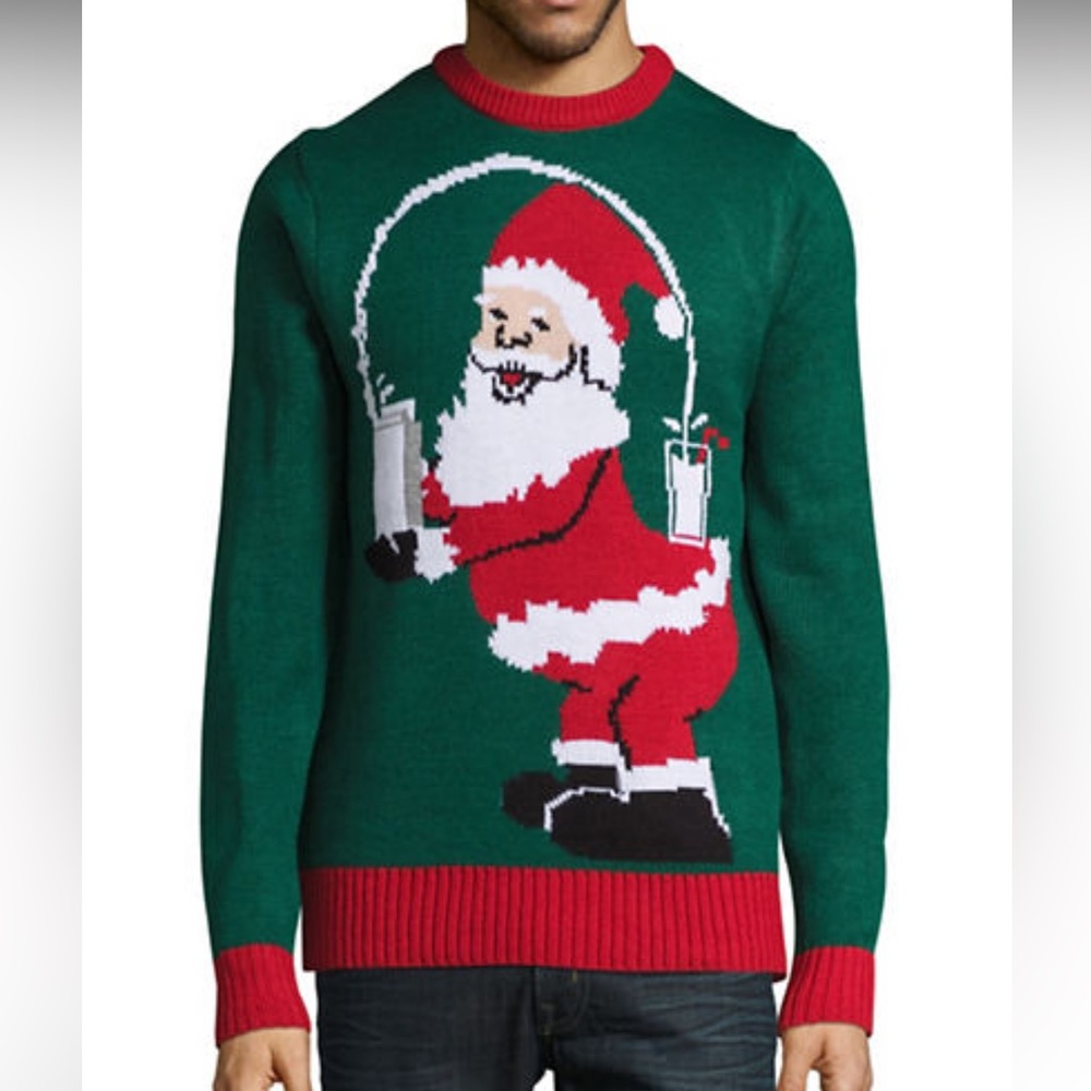 Kim Kardashian meets Santa Sweater
